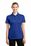 Sport-Tek Ladies PosiCharge Active Textured Colorblock Polo | True Royal/ Grey