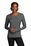 Sport-Tek  Ladies Exchange 1.5 Long Sleeve Crew | Graphite Heather
