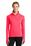 Sport-Tek Ladies Sport-Wick Stretch 1/2-Zip Pullover | Hot Coral