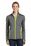 Sport-Tek Ladies Sport-Wick Stretch Contrast Full-Zip Jacket | Charcoal Grey Heather/ Charge Green