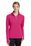 Sport-Tek Ladies Sport-Wick Textured 1/4-Zip Pullover | Pink Raspberry