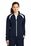 Sport-Tek Ladies Tricot Track Jacket | True Navy/ White