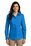 Port Authority Ladies Long Sleeve Carefree Poplin Shirt | Coastal Blue