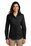 Port Authority Ladies Long Sleeve Carefree Poplin Shirt | Deep Black