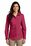 Port Authority Ladies Long Sleeve Carefree Poplin Shirt | Pink Azalea