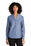 Port Authority Ladies Long Sleeve Chambray Easy Care Shirt | Moonlight Blue