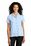 Port Authority  Ladies Short Sleeve Performance Staff Shirt | Cloud Blue
