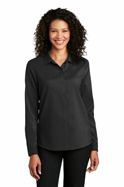 Port Authority  Ladies Long Sleeve Performance Staff Shirt