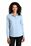 Port Authority  Ladies Long Sleeve Performance Staff Shirt | Cloud Blue