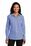 Port Authority  Ladies Broadcloth Gingham Easy Care Shirt | True Royal/ White