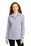 Port Authority  Ladies Pincheck Easy Care Shirt | Gusty Grey/ White