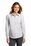 Port Authority  Ladies SuperPro  Oxford Stripe Shirt | Gusty Grey/ White