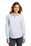 Port Authority  Ladies SuperPro  Oxford Stripe Shirt | Oxford Blue/ White