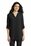 Port Authority Ladies 3/4-Sleeve Tunic Blouse | Black