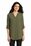 Port Authority Ladies 3/4-Sleeve Tunic Blouse | Deep Olive