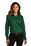 Port Authority Ladies Long Sleeve SuperPro ReactTwill Shirt | Dark Green