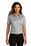 Port Authority Ladies Short Sleeve SuperPro ReactTwill Shirt | Gusty Grey
