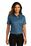 Port Authority Ladies Short Sleeve SuperPro ReactTwill Shirt | Regatta Blue