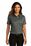 Port Authority Ladies Short Sleeve SuperPro ReactTwill Shirt | Storm Grey