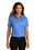 Port Authority Ladies Short Sleeve SuperPro ReactTwill Shirt | Ultramarine Blue