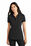 Mercer+Mettle Women's Stretch Heavyweight Pique Polo | Deep Black