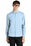 Mercer+Mettle Long Sleeve Stretch Woven Shirt | Air Blue End On End