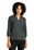 Mercer+Mettle Women's Stretch Crepe 3/4-Sleeve Blouse | Anchor Grey