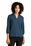 Mercer+Mettle Women's Stretch Crepe 3/4-Sleeve Blouse | Insignia Blue