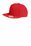 New Era Original Fit Flat Bill Snapback Cap | Scarlet