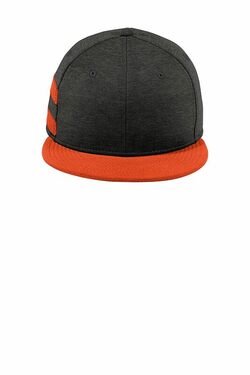 New Era  Shadow Heather Striped Flat Bill Snapback Cap