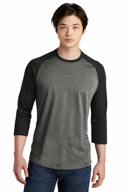 New Era  Heritage Blend 3/4-Sleeve Baseball Raglan Tee