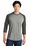 New Era  Heritage Blend 3/4-Sleeve Baseball Raglan Tee | Graphite/ Light Graphite Twist