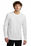 New Era  Series Performance Long Sleeve Crew Tee | White Solid