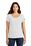 Nike Ladies Dri-FIT Cotton/Poly Scoop Neck Tee | White