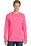 Port & Company Pigment-Dyed Long Sleeve Tee | Neon Pink