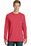 Port & Company Pigment-Dyed Long Sleeve Tee | Poppy