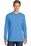 Port & Company Essential Pigment-Dyed Long Sleeve Pocket Tee | Blue Moon