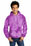 Port & Company Crystal Tie-Dye Pullover Hoodie | Purple