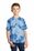 Port & Company  Youth Crystal Tie-Dye Tee | Sky Blue