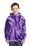 Port & Company Youth Essential Tie-Dye Pullover Hooded Sweatshirt | Purple