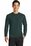 Port & Company Long Sleeve Essential Blended Performance Tee | Dark Green