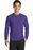 Port & Company Long Sleeve Essential Blended Performance Tee | Purple