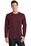 Port & Company Long Sleeve Fan Favorite Tee | Athletic Maroon