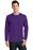 Port & Company Long Sleeve Fan Favorite Tee | Team Purple