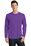 Port & Company Long Sleeve Fan Favorite Tee | True Purple