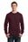 Port & Company - Long Sleeve 5.4-oz. 100% Cotton T-Shirt | Athletic Maroon