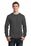 Port & Company - Long Sleeve 5.4-oz. 100% Cotton T-Shirt | Charcoal
