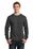 Port & Company - Long Sleeve 5.4-oz. 100% Cotton T-Shirt | Dark Heather Grey