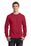 Port & Company - Long Sleeve 5.4-oz. 100% Cotton T-Shirt | Red