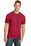 Port & Company 5.4-Oz 100% Cotton Ringer Tee | Red/ Jet Black